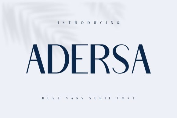 Adersa: A Bold Font for a Polished Brand Look