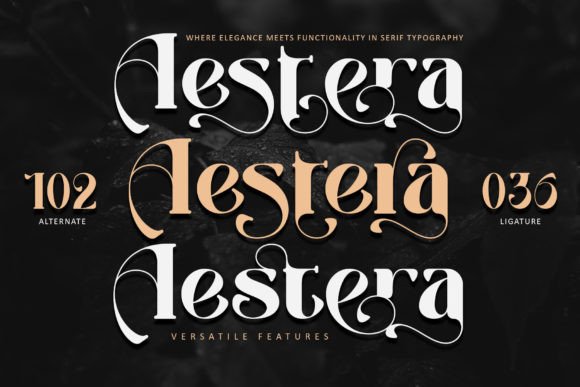 Aestera: A Serif Font for Timeless Editorial Design
