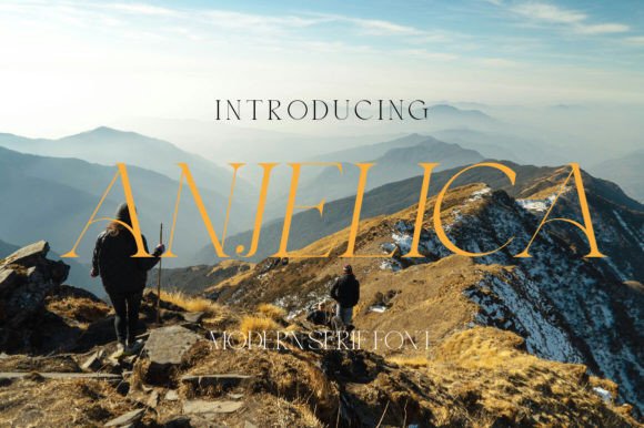 Anjeilica: A Modern Serif Font for Sleek Branding