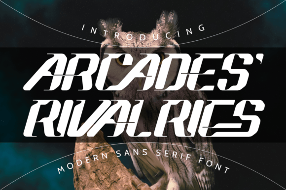 Arcades Rivalries Font for Modern Branding