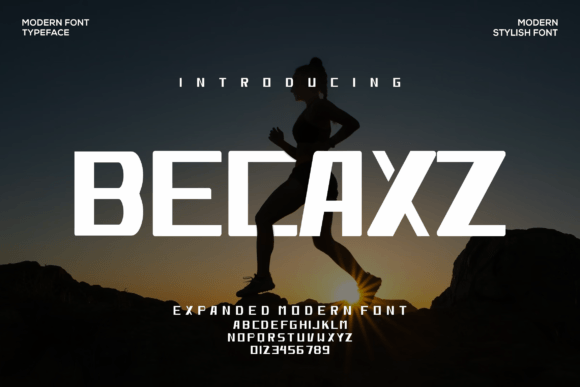 Becaxs Font for Modern Branding and Campaigns