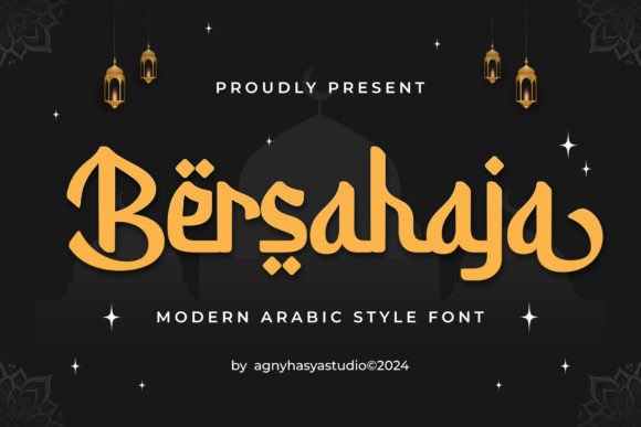 Bersahaja: A Modern Islamic Display Typeface for Digital Campaigns