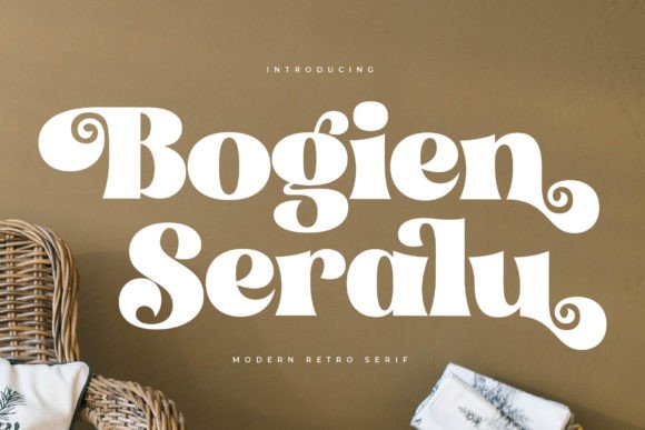 Bogien Seralu: A Modern Serif Font for Web Design