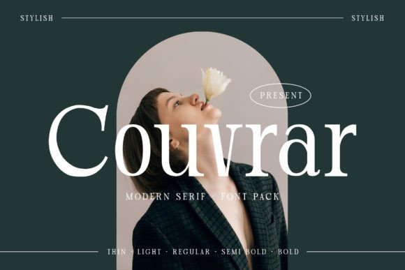 Couvrar: A Modern Serif Font for Professional Branding