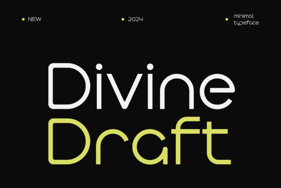 Divine Draft: A Modern Sans Serif Font for Impactful Branding