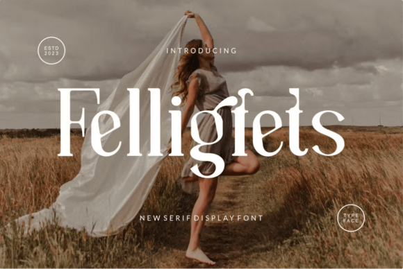 Felligfets: A Stylish Serif Font for Handmade Creations