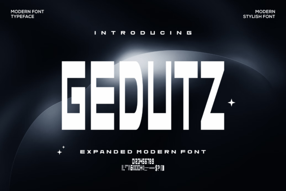 Gedutz Font for Modern Editorial Design