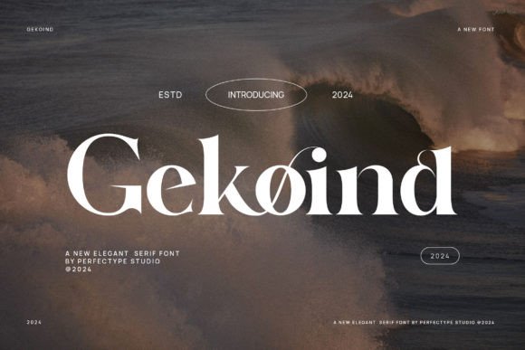 Gekoind: A Sophisticated Serif Font for Branding Projects