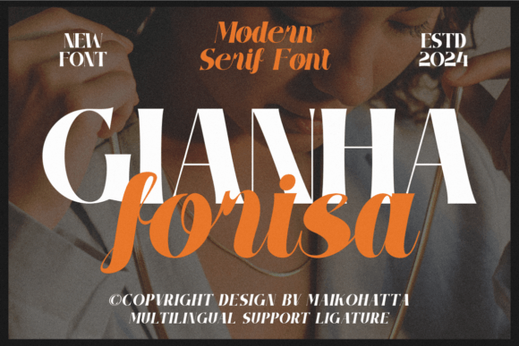 Gianha Forisa: A Modern Serif Font for Your Brand