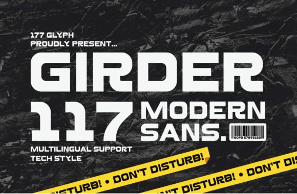 Girder 117 Modern Sans Serif Font