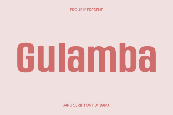 Gulamba Font for Professional Branding