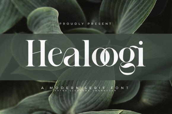 Healoogi: A Modern Serif Font for Editorial Design