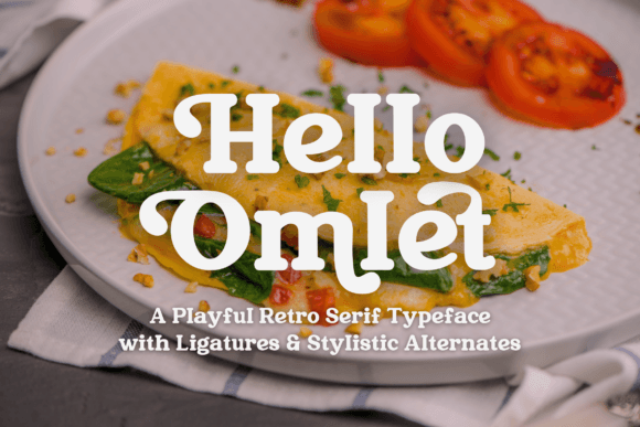 Helo Omlet Serif Font for Handmade Creations
