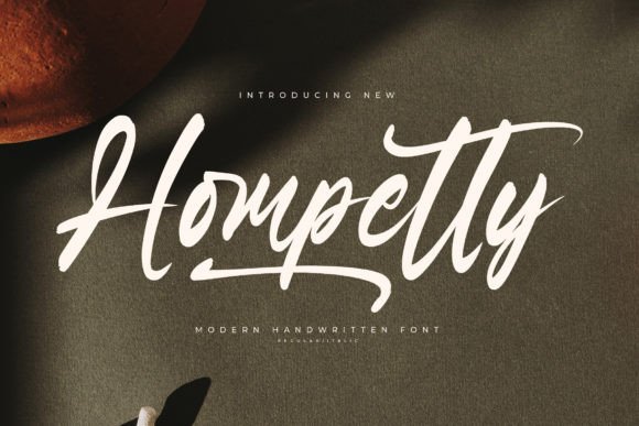 Hompetty: A Modern Handwritten Font for Professional Branding