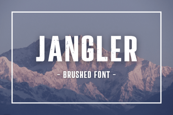 Jangler Sans Serif Font for Handmade Creations