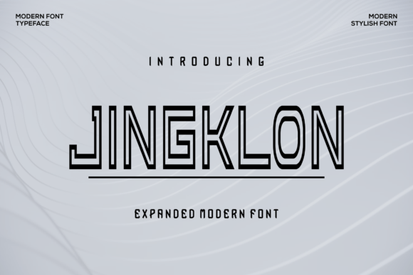 Jingklon Font for Modern Web Design