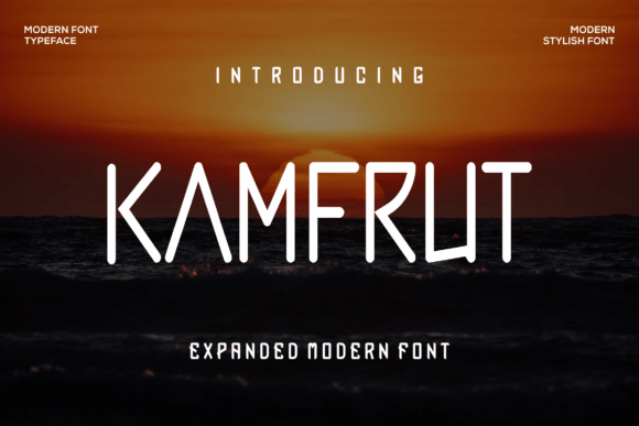 Kamfrut Font for a Polished Brand Look