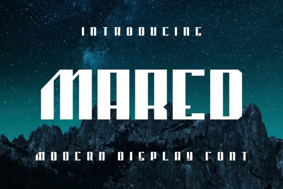 Mared: A Modern Sans Serif Font for Bold Editorial Design