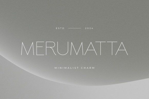 Merumatta: A Modern Sans Serif Font for Stronger Branding