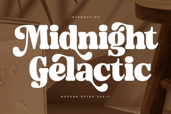 Midnight Gelactic: A Serif Font for Editorial Elegance