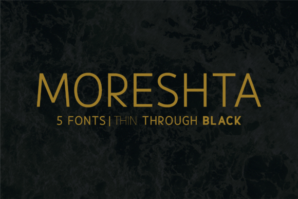 Moreshta Family Font for Handmade Creations