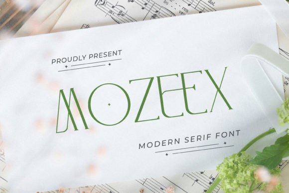 Mozeex Serif Font for Editorial Design and Branding