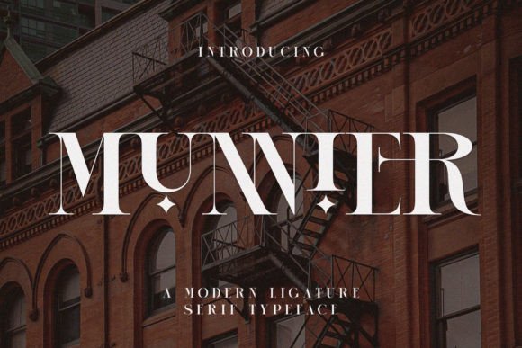 Munnier Serif Font Review for Brand Designers
