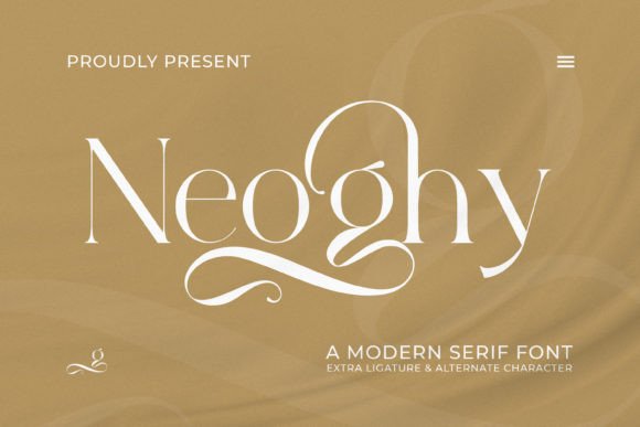 Neoghy: A Modern Serif Font That Elevates Brand Design
