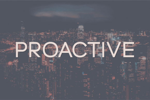 Proactive: A Modern Sans Serif Font for Branding Projects