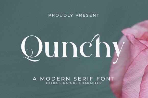 Qunchy: A Modern Serif Font for Web Design