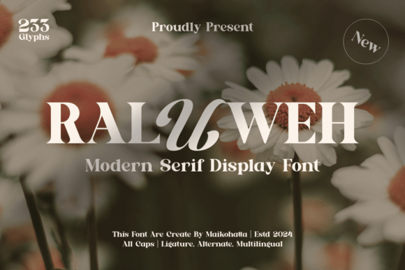 Raluweh: A Modern Serif Font for Thoughtful Editorial Design