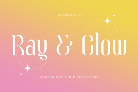 Ray Glow Font for Brand Campaigns
