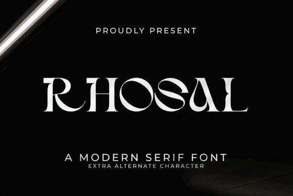 Rhosal: A Modern Serif Font for Web Design