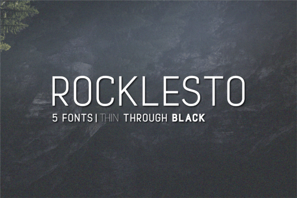 Rocklesto Family Font for Web Design