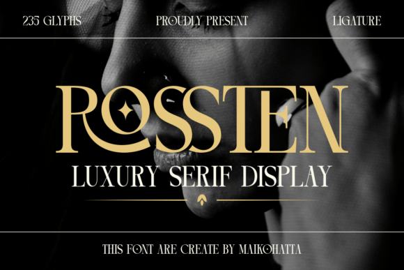Rossten Serif Font for Campaign Creatives