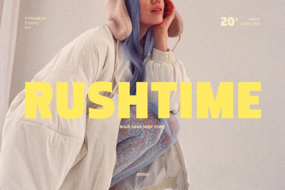 Rushtime: A Bold Sans Serif Font for Impactful Campaigns