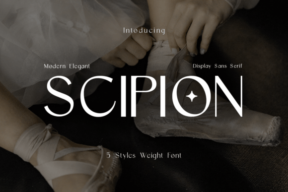 Scipion: A Modern Sans Serif Font for Timeless Editorial Design