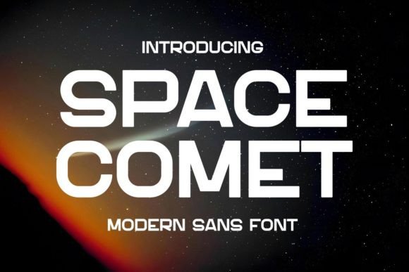 Space Comet: A Modern Sans Font for Cosmic Creativity