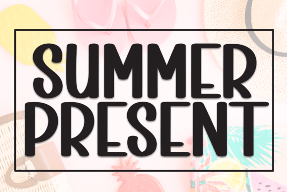 Summer Present: A Versatile Sans Serif Font for Campaign Design